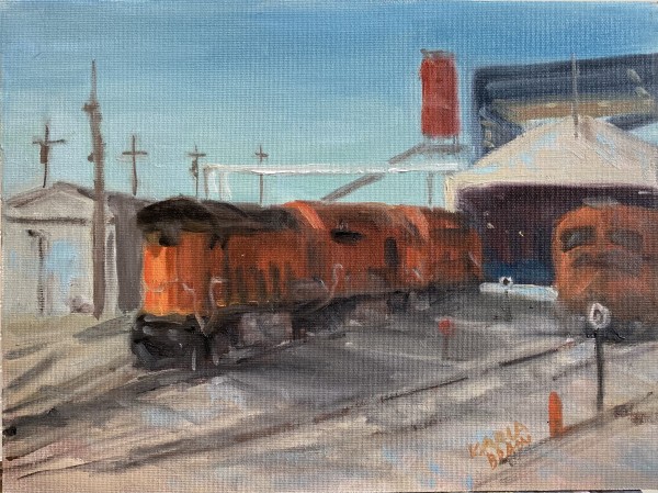 Temple Train Yard by Karla Brady
