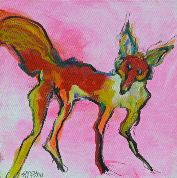 Inquiring Fox by Evelyn McCorristin Peters